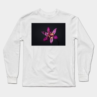 Japanese Toad Lily Flower Long Sleeve T-Shirt